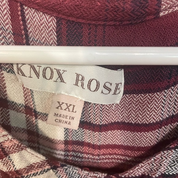 Plus size flannel tank - Picture 2 of 2